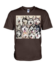 Load image into Gallery viewer, Many Love Husky Siberian On Phone Case Gift For Husky Lovers Guys V-Neck
