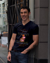 Load image into Gallery viewer, Cow I Need Somebody Who Sees The Crazy And Still Wants Me Guys V-Neck