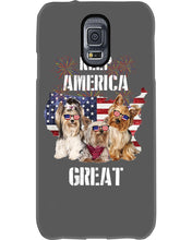 Load image into Gallery viewer, Keep America Great Yorkshire Terrier Gift For Dog Lovers Phone case