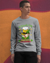 Load image into Gallery viewer, Baseball Drink Beer Day St Patrick's Day Gift For Baseball Lovers Unisex Long Sleeve