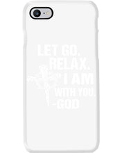 Load image into Gallery viewer, Let You Relax I Am With You Gray Background Phone case