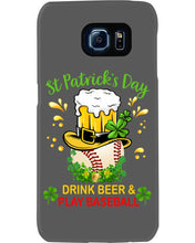 Load image into Gallery viewer, Baseball Drink Beer Day St Patrick's Day Gift For Baseball Lovers Phone case