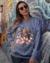 Load image into Gallery viewer, Gift For Dog LoversChesapeake Bay Retriever With Peonies Sweatshirt