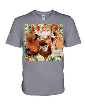 Load image into Gallery viewer, Lovely Phone Case With Flowers Gift For Chicken Lovers Guys V-Neck