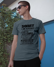 Load image into Gallery viewer, I'm Already Taken By September Sexy And Crazy Girl For Birthday Gift Guys Tee