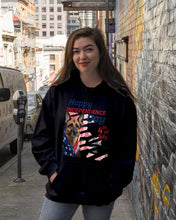 Load image into Gallery viewer, German Shepherd Happy Independence Day 4th Of July Gift For Dog Lovers Hoodie