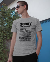 Load image into Gallery viewer, I'm Already Taken By September Sexy And Crazy Girl For Birthday Gift Guys Tee