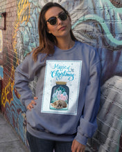 Load image into Gallery viewer, Cat In Bottle Magic Christmas Design Gift For Cat Lovers Sweatshirt