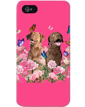 Load image into Gallery viewer, Gift For Dog LoversChesapeake Bay Retriever With Peonies Phone case
