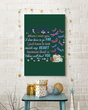 Load image into Gallery viewer, Butterflies When I Miss You I Just Have To Look Inside My Heart Gift For Lover Vertical Poster