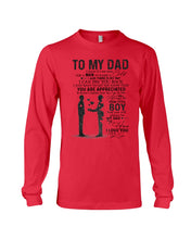 Load image into Gallery viewer, Giving For Dad Let You Know You're Appreciated Custom Design Unisex Long Sleeve