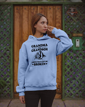 Load image into Gallery viewer, Grandma And Grandson A Bond That Can't Be Broken Custom Design Hoodie