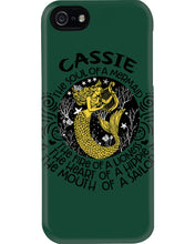 Load image into Gallery viewer, Gift For Cassie Girl The Soul Of A Mermaid Phone case