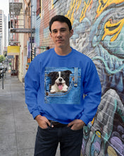 Load image into Gallery viewer, Border Collie In Denim Pocket Gift For Dog Lovers Sweatshirt