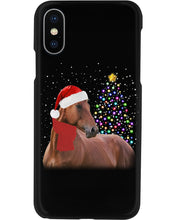 Load image into Gallery viewer, Cute Horse With Santa Hat Lovely Christmas Tree Gift For Horse Lovers Phone case