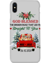 Load image into Gallery viewer, Golden Retriever X-mas Road Gift For Dog Lovers Phone case