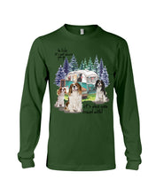 Load image into Gallery viewer, Cavalier King It's Who You Travel With Gift For Dog Lovers Unisex Long Sleeve