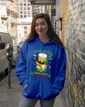Load image into Gallery viewer, Baseball Drink Beer Day St Patrick's Day Gift For Baseball Lovers Hoodie