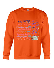 Load image into Gallery viewer, Butterflies When I Miss You I Just Have To Look Inside My Heart Gift For Lover Sweatshirt