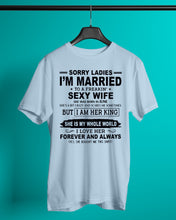 Load image into Gallery viewer, I'm Married To June Freaking Sexy Wife Trending For Birthday Gift Guys Tee