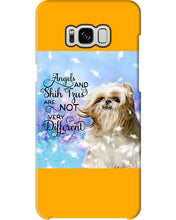 Load image into Gallery viewer, Angels And Shih Tzu Are Not Different Gift For Dog Lovers Phone case
