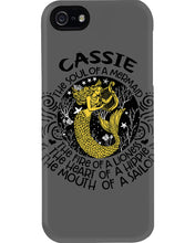 Load image into Gallery viewer, Gift For Cassie Girl The Soul Of A Mermaid Phone case
