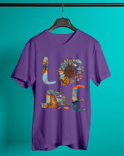 Load image into Gallery viewer, Love Trucker Simple Unique Custom Design For Personalized Job Gift Guys V-Neck