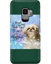 Load image into Gallery viewer, Angels And Shih Tzu Are Not Different Gift For Dog Lovers Phone case