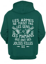 Load image into Gallery viewer, Les Armes Ne Tuent Pas Les Gens Les Mamans Qui Ont Des Gift For Mom Hoodie
