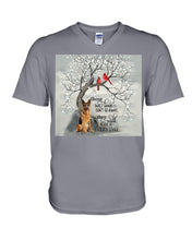 Load image into Gallery viewer, German Shepherd They Walk Beside Us Everyday Special Custom Design Guys V-Neck