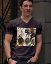 Load image into Gallery viewer, Lovely Poodle Special Custom Design For Dog Lovers Guys V-Neck
