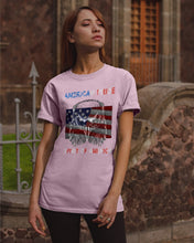 Load image into Gallery viewer, Eagle American Pride Spirit Of America Gift For American People Guys Tee