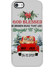 Load image into Gallery viewer, Golden Retriever X-mas Road Gift For Dog Lovers Phone case