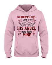 Load image into Gallery viewer, Grandpa's Girl I Used To Be His Angel Gift For Men Hoodie