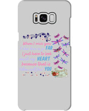 Load image into Gallery viewer, Butterflies When I Miss You I Just Have To Look Inside My Heart Gift For Lover Phone case