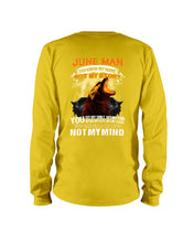 Load image into Gallery viewer, June Man You Know My Name Not My Sotry You See My Smile Trending Unisex Long Sleeve
