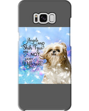 Load image into Gallery viewer, Angels And Shih Tzu Are Not Different Gift For Dog Lovers Phone case