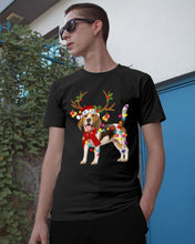 Load image into Gallery viewer, Beagle Gorgeous Reindeer Xmas Lights Gift For Dog Lovers Guys Tee