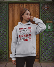 Load image into Gallery viewer, Grandpa's Girl I Used To Be His Angel Gift For Men Hoodie