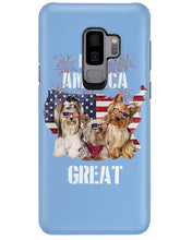 Load image into Gallery viewer, Keep America Great Yorkshire Terrier Gift For Dog Lovers Phone case
