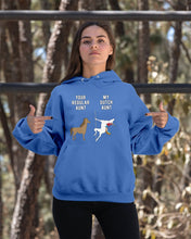 Load image into Gallery viewer, Funny Unicorn Difference Between Your Regular Aunt And My Dutch Aunt Hoodie