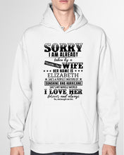 Load image into Gallery viewer, Gift For Husband I Love Here Forever And Always Hoodie