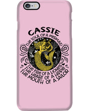 Load image into Gallery viewer, Gift For Cassie Girl The Soul Of A Mermaid Phone case