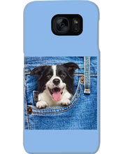 Load image into Gallery viewer, Border Collie In Denim Pocket Gift For Dog Lovers Phone case