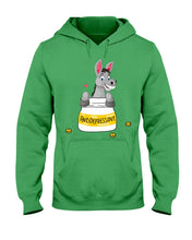 Load image into Gallery viewer, Funny Donkey Anti Depressant Meaning Gift For Women Hoodie