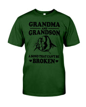 Load image into Gallery viewer, Grandma And Grandson A Bond That Can't Be Broken Custom Design Guys Tee