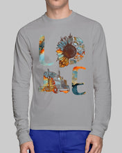 Load image into Gallery viewer, Love Trucker Simple Unique Custom Design For Personalized Job Gift Unisex Long Sleeve