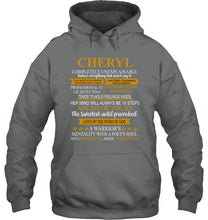 Load image into Gallery viewer, Cheryl Custom Name Gift A Warrior's Mentality With A Poet's Soul Hoodie