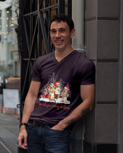Load image into Gallery viewer, Cats We Wish You A Merry Christmas Gift For Cat Lovers Guys V-Neck