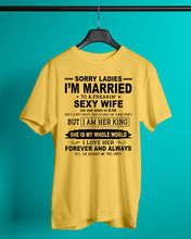 Load image into Gallery viewer, I'm Married To June Freaking Sexy Wife Trending For Birthday Gift Guys Tee